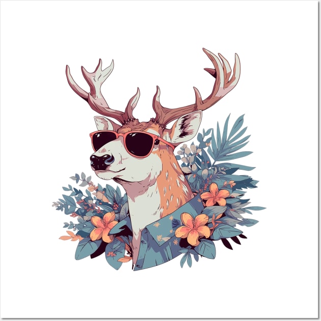 cool deer Wall Art by peterdoraki